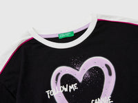 T-shirt com estampa graffiti e strass - ucb_image_DS1