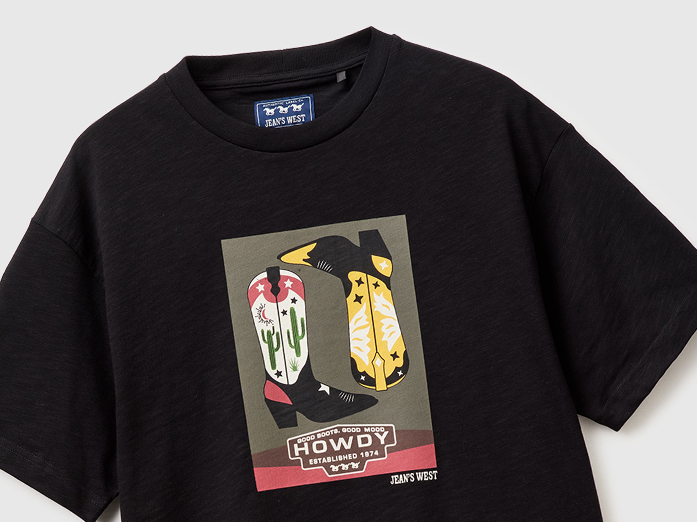 Relaxed fit western T-shirt - ucb_image_DS1