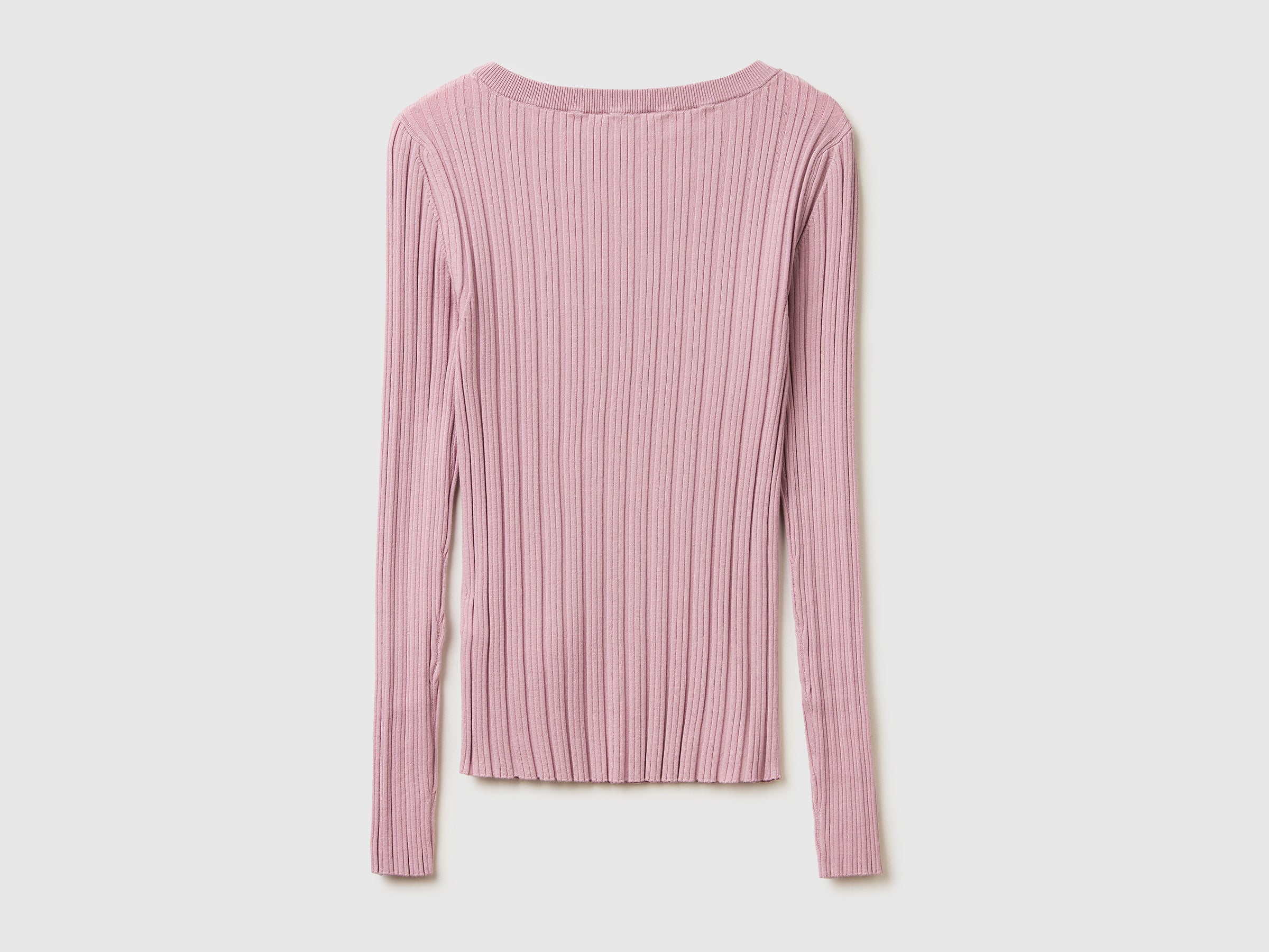 Fitted ribbed sweater - ucb_image_BS