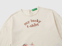 T-shirt com texto em lurex - ucb_image_DS1
