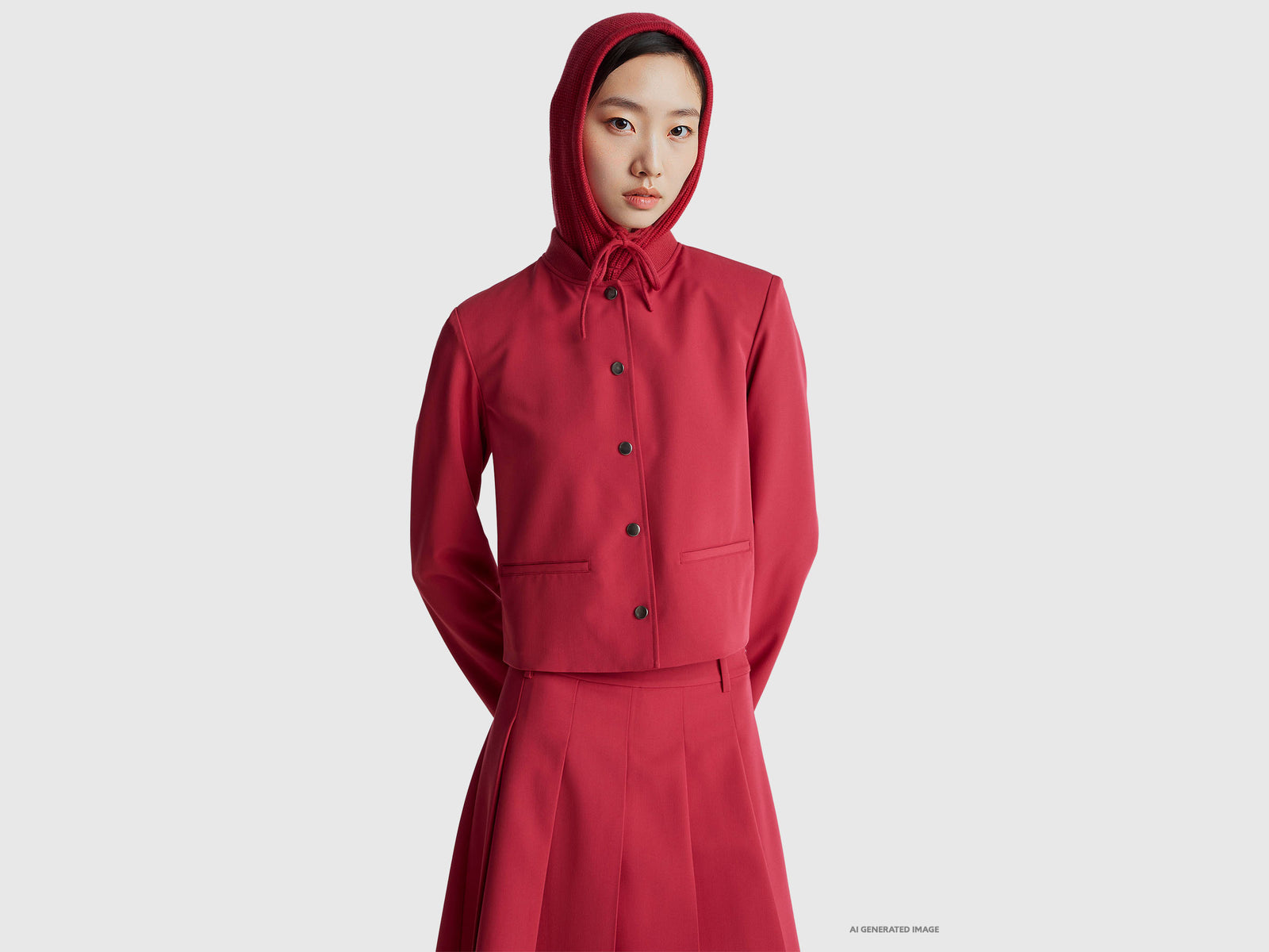 Stretch viscose blend jacket