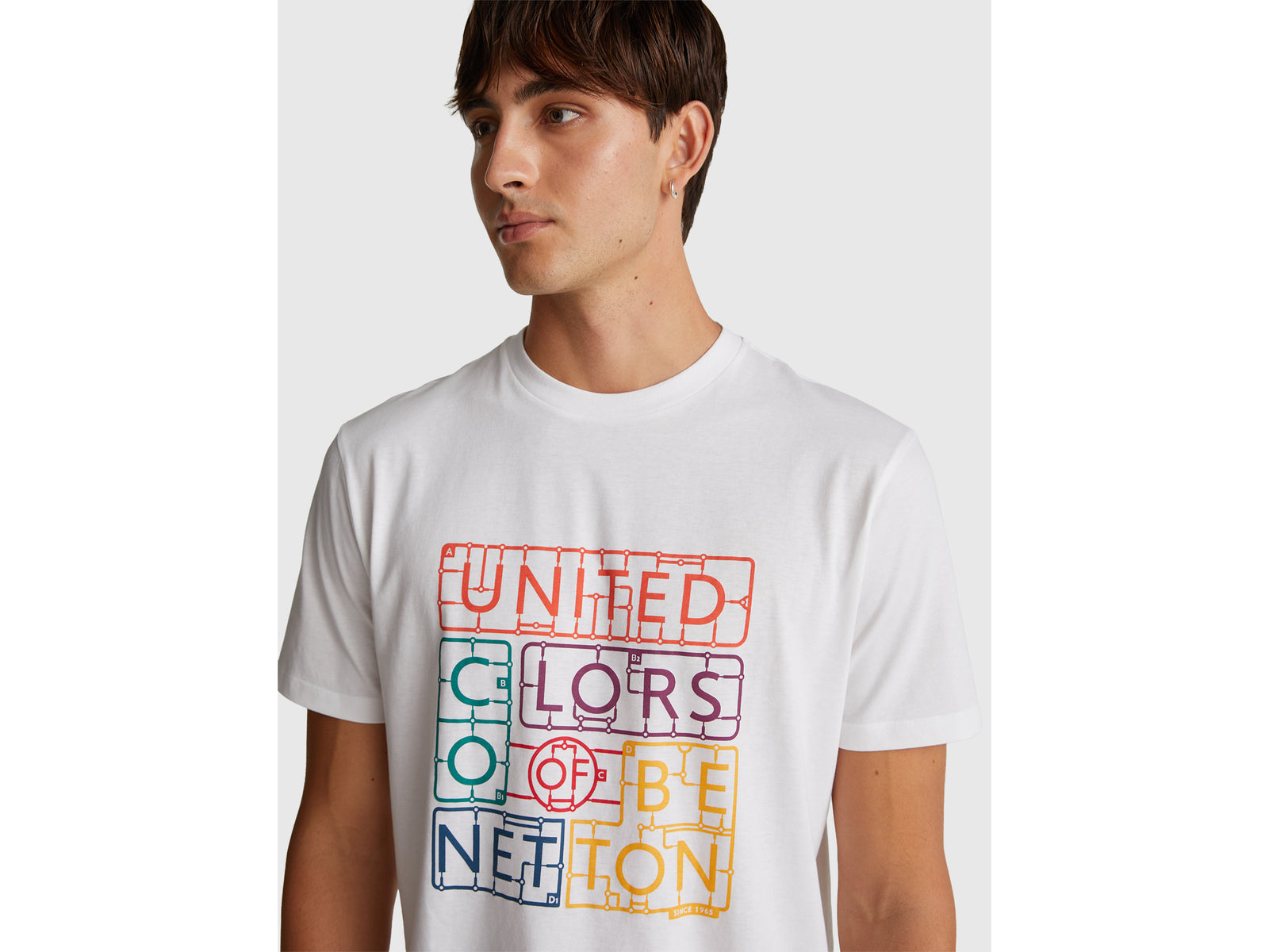 T-shirt in cotton with logo