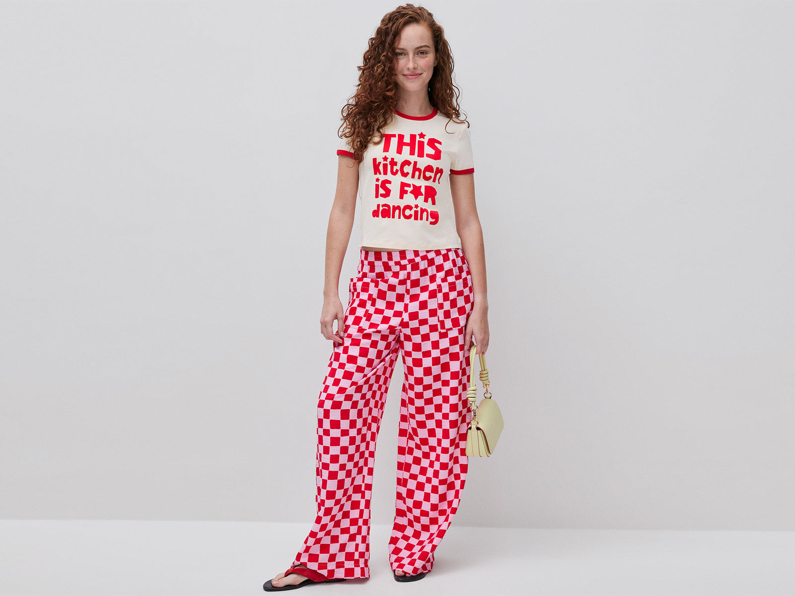 T-shirt with lettering print