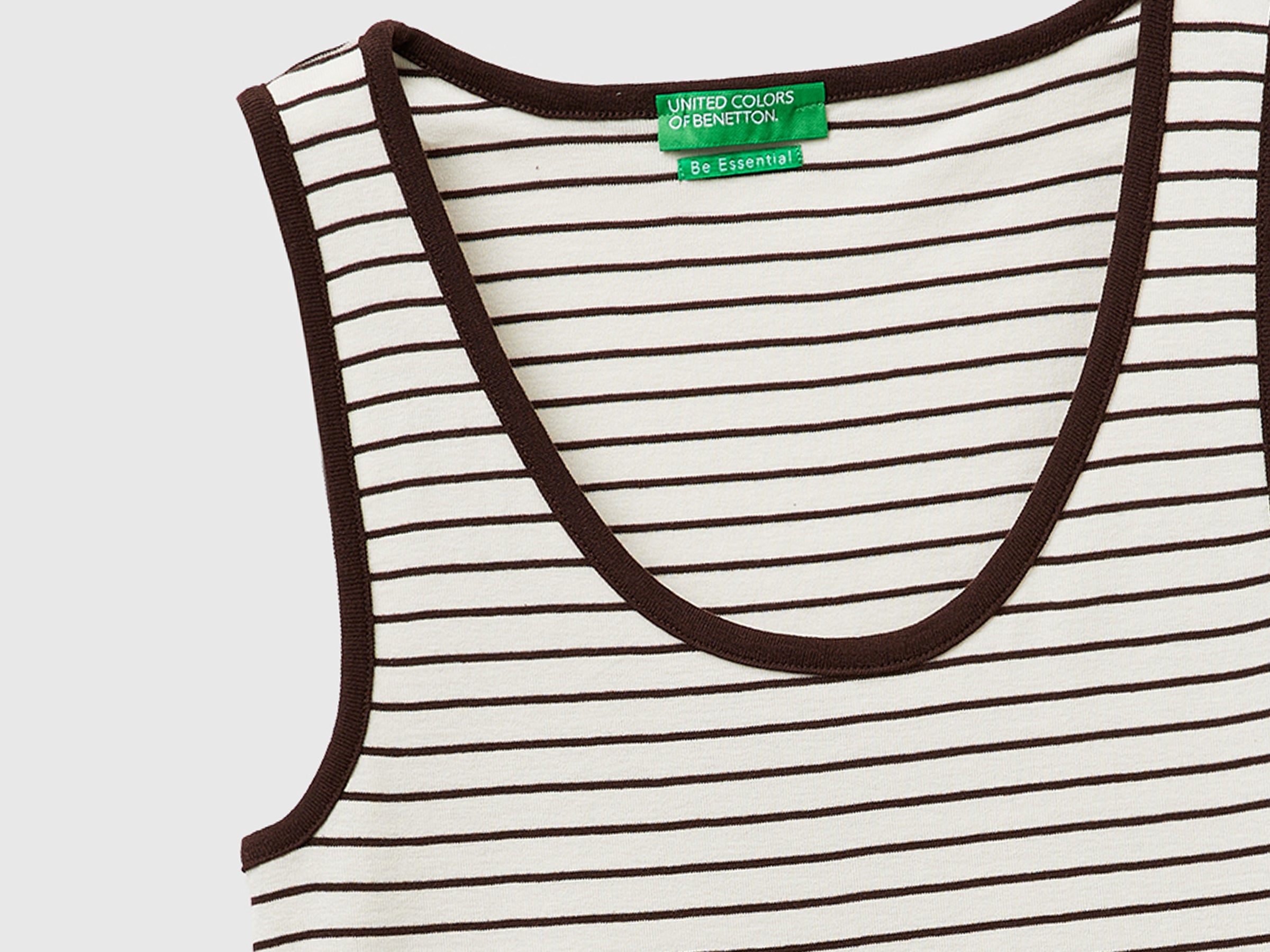 Striped tank top in pure cotton - ucb_image_DS1
