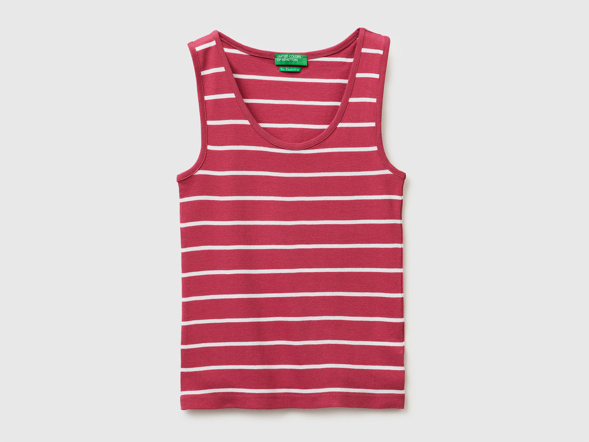 Striped tank top in pure cotton - ucb_image_FS