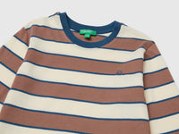 T-shirt às riscas em algodão orgânico - ucb_image_DS1