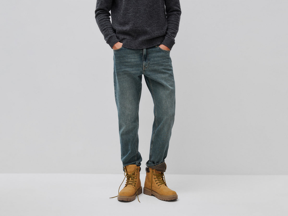Jeans regular fit em 100% algodão - ucb_image_F