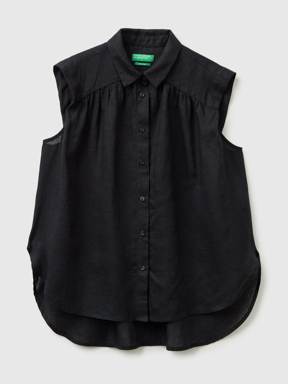 100% linen sleeveless blouse - ucb_image_FS