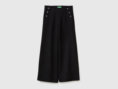 High-waisted trousers with buttons - ucb_image_FS