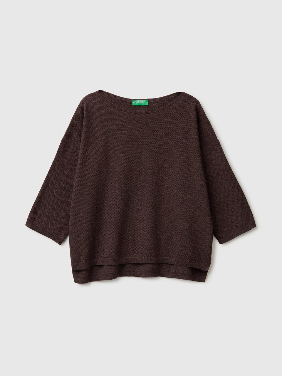 Boxy fit linen blend sweater - ucb_image_FS