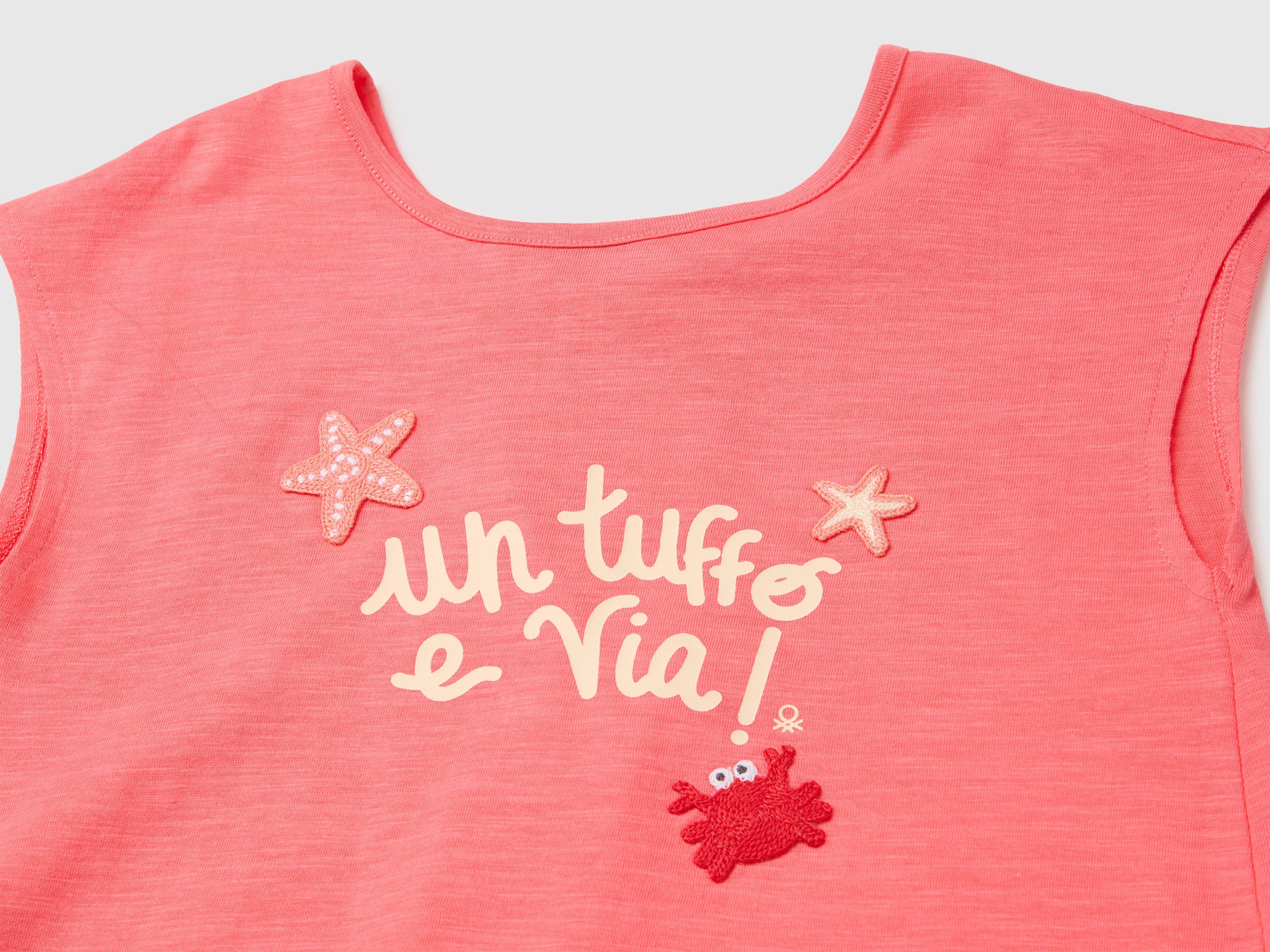 T-shirt with print and applications - ucb_image_DS1