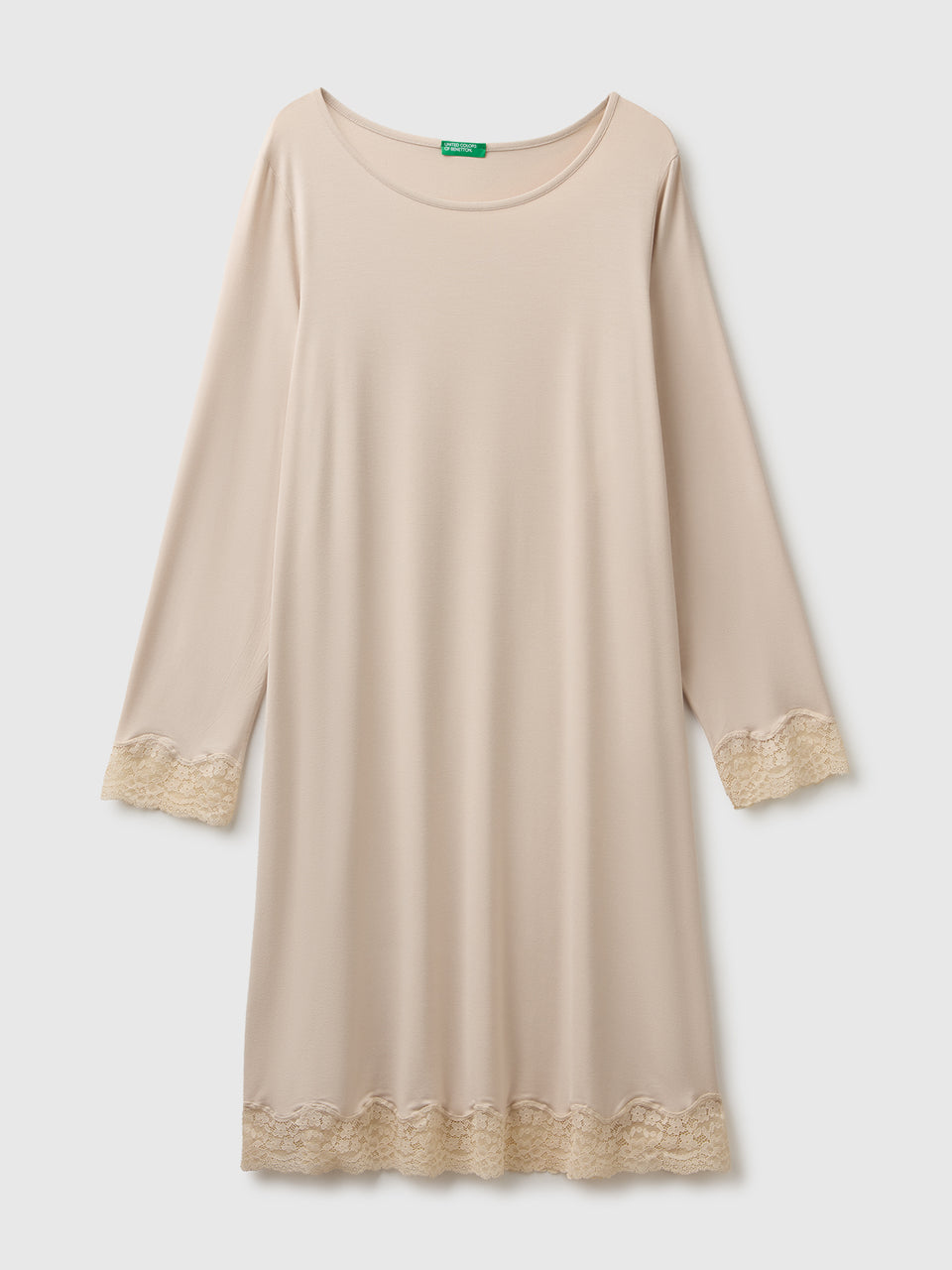 Camisa de noite fluida com renda - ucb_image_FS