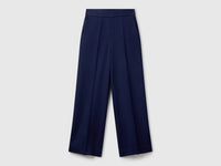 Palazzo trousers in 100% linen - ucb_image_FS