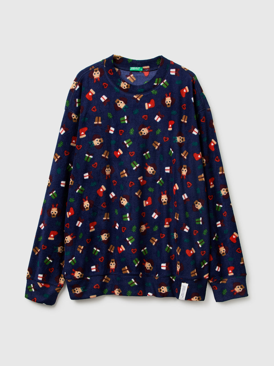 T-shirt em tecido polar com estampa natalina - ucb_image_FS