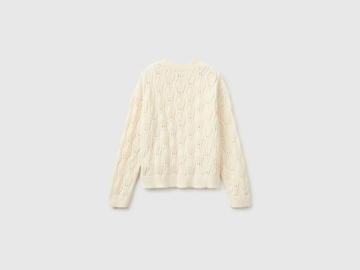 Camisola de gola redonda em chenille - ucb_image_BS