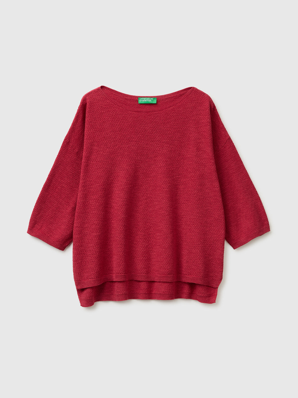 Boxy fit linen blend sweater - ucb_image_FS