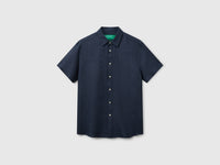Short sleeve shirt in pure linen - ucb_image_FS