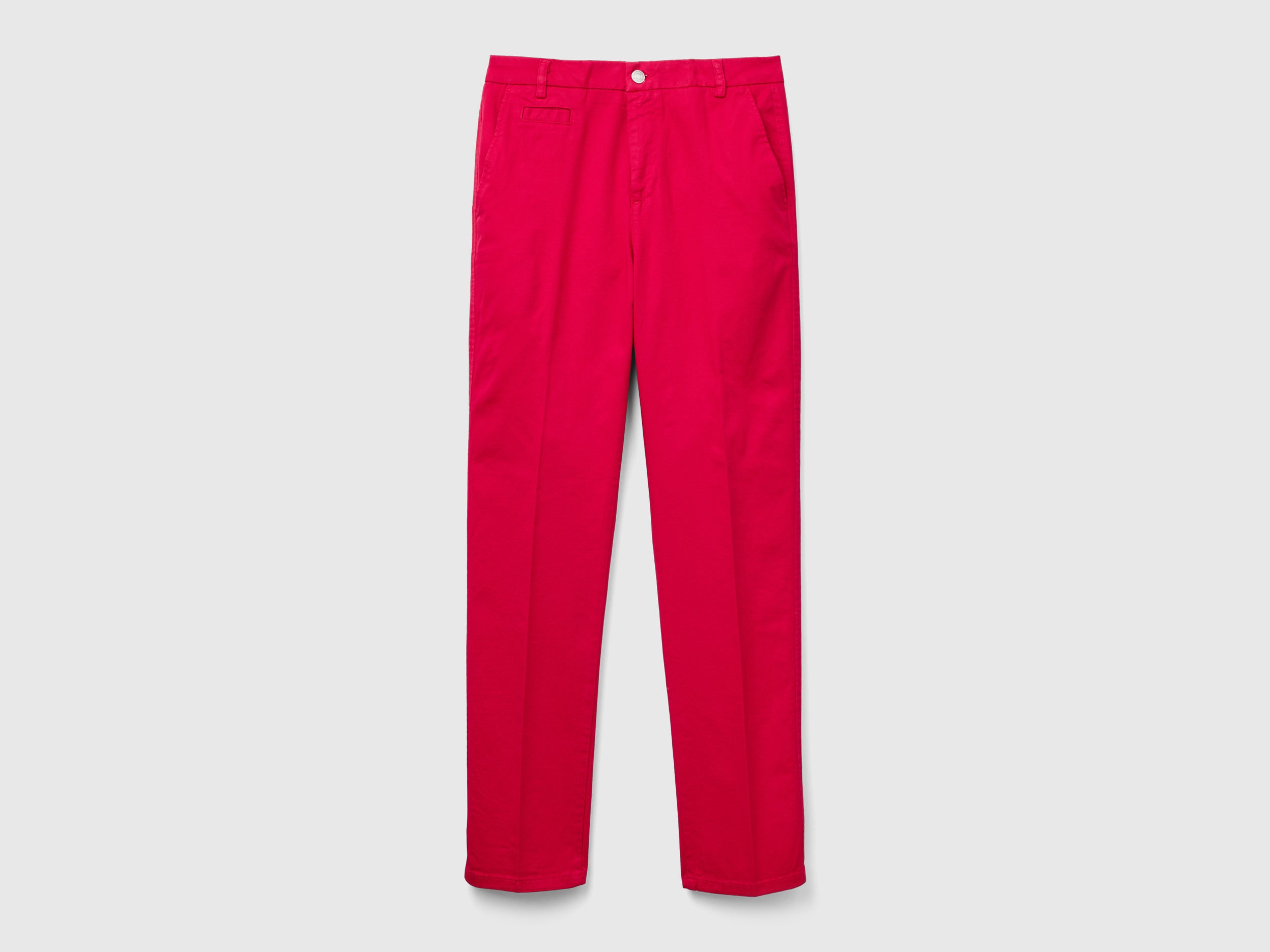 Chinos slim fit em algodão cor de ameixa - ucb_image_FS