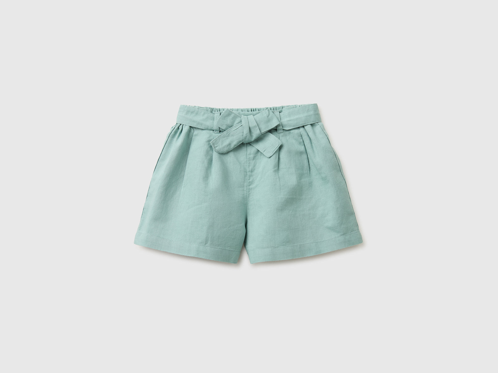 Linen blend shorts with sash - ucb_image_FS