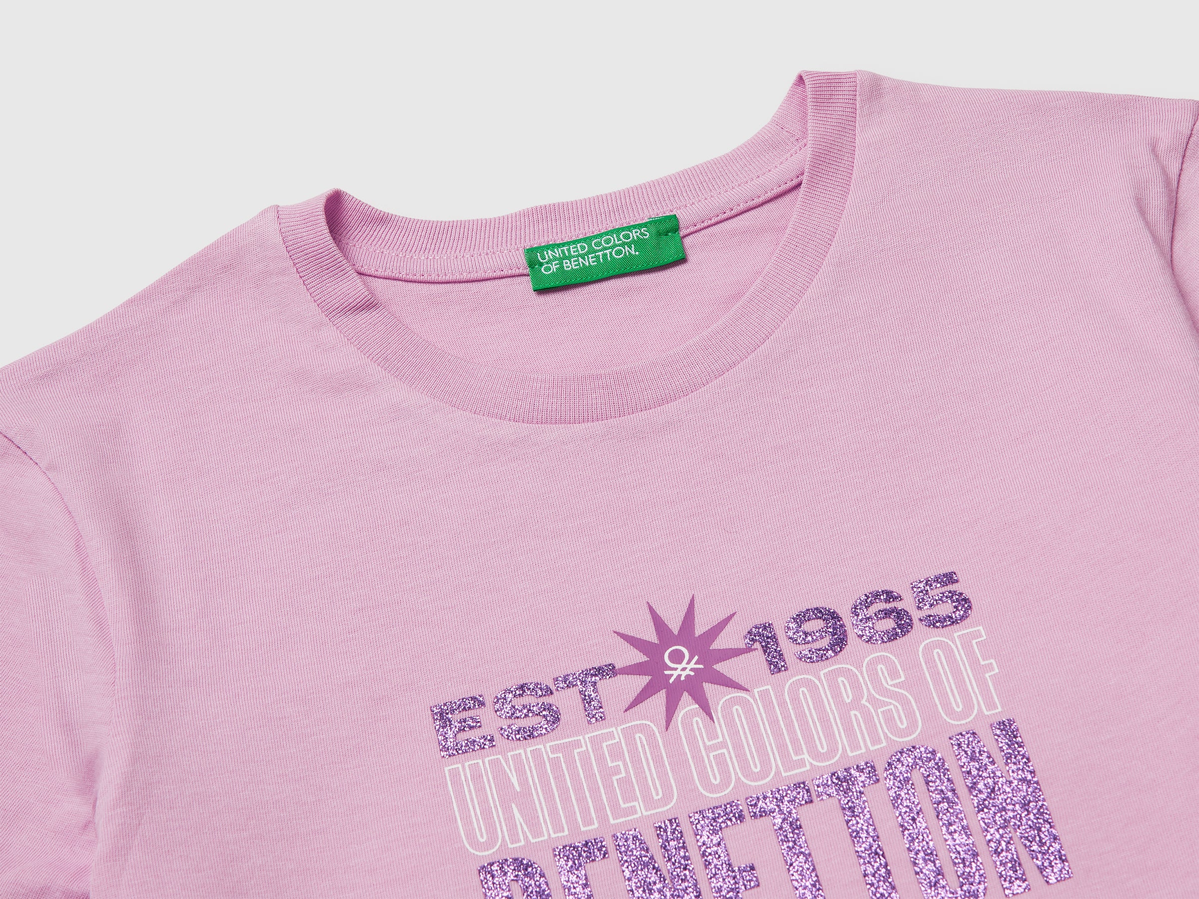 T-shirt with glitter print - ucb_image_DS1