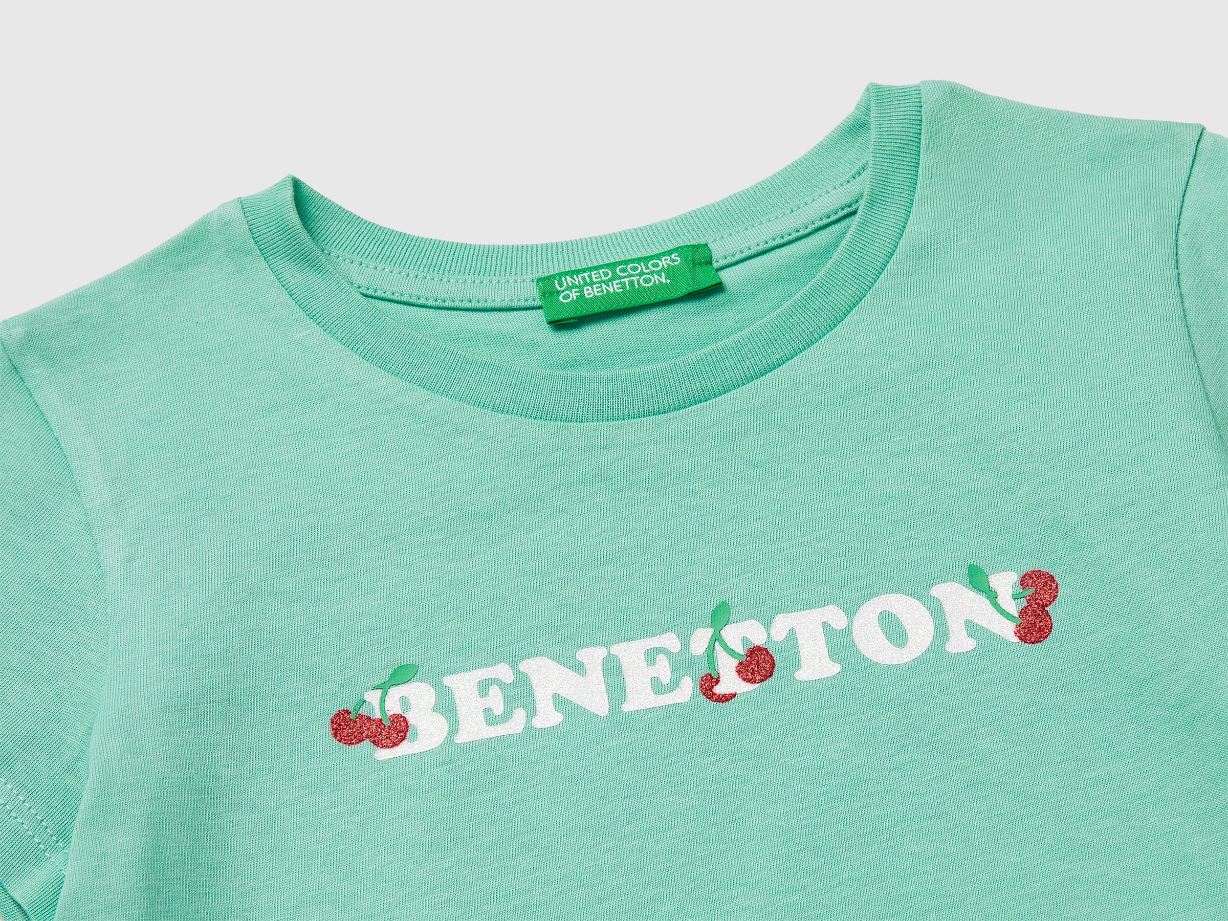 T-shirt with glitter print - ucb_image_DS1