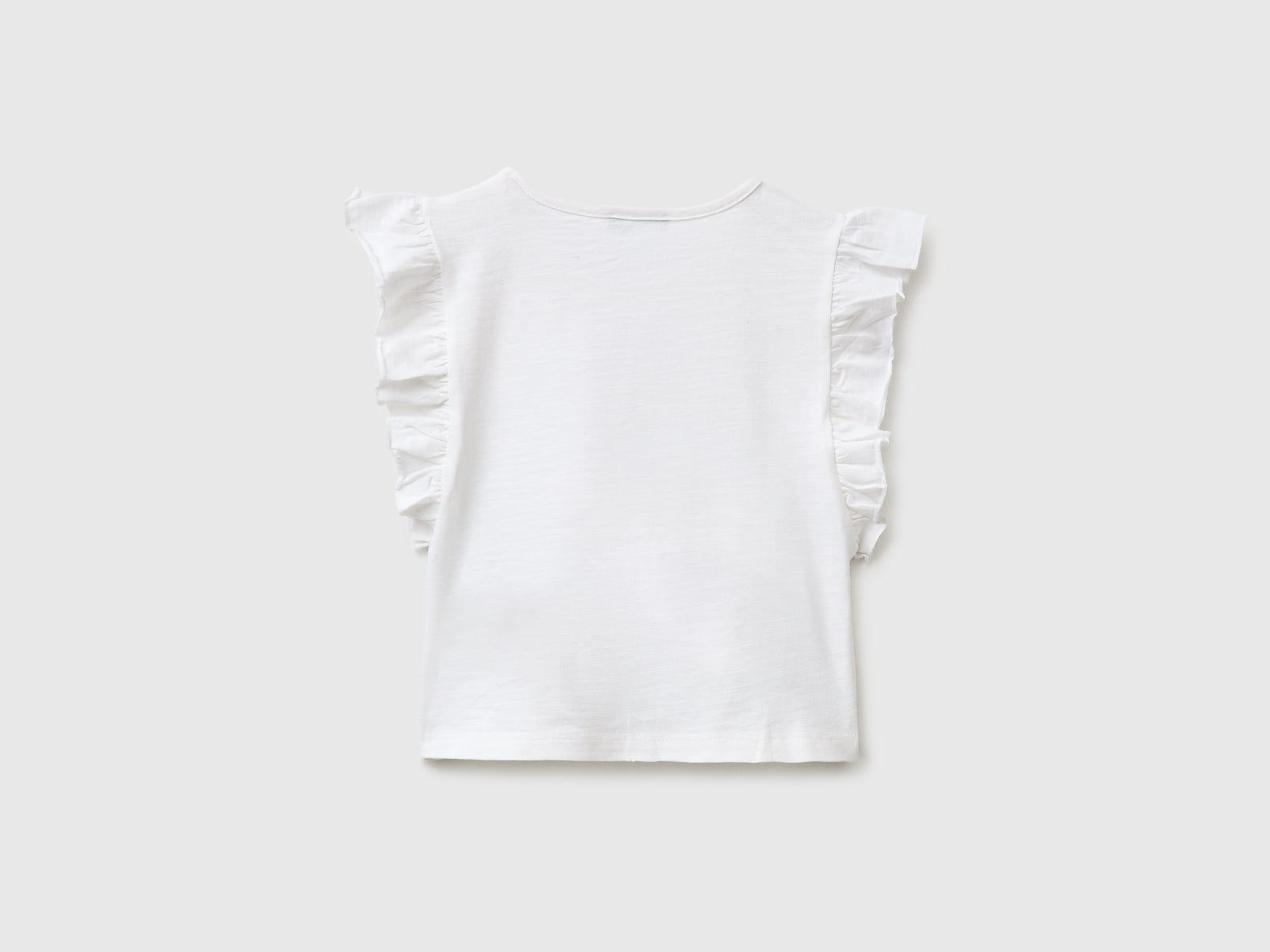Cropped T-shirt with print and embroidery - ucb_image_BS