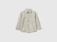 Striped linen blend shirt - ucb_image_FS