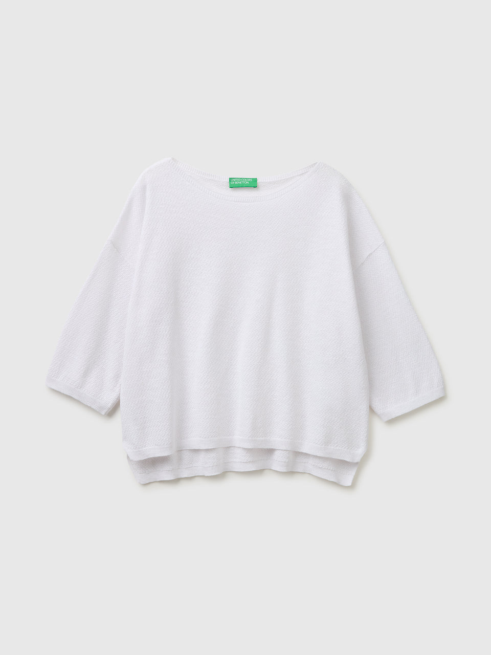 Boxy fit linen blend sweater - ucb_image_FS