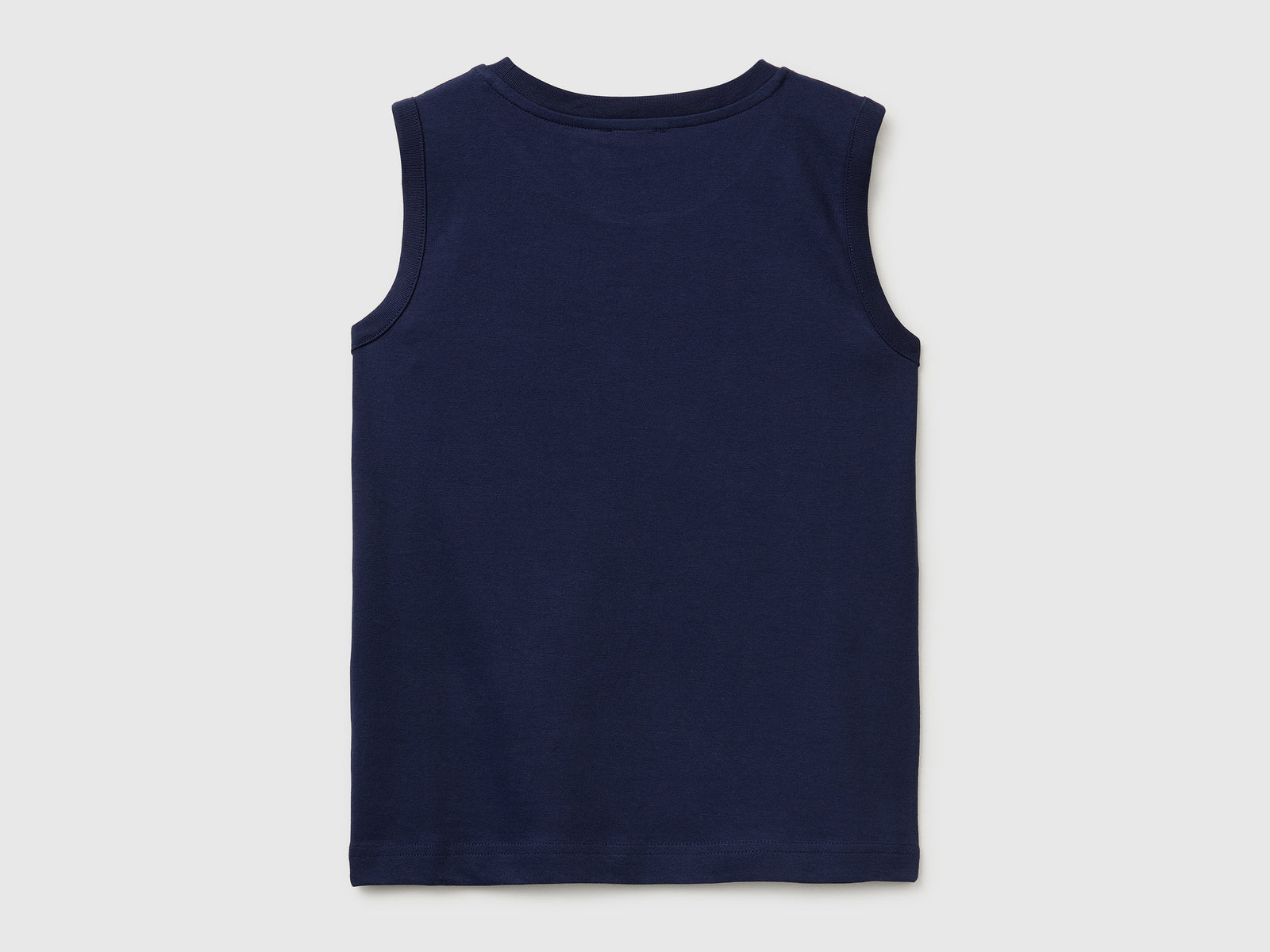 Organic cotton tank top with logo print - ucb_image_BS