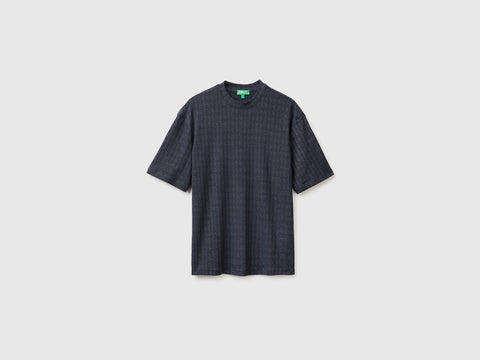 T-shirt canelada de algodão stretch - ucb_image_FS