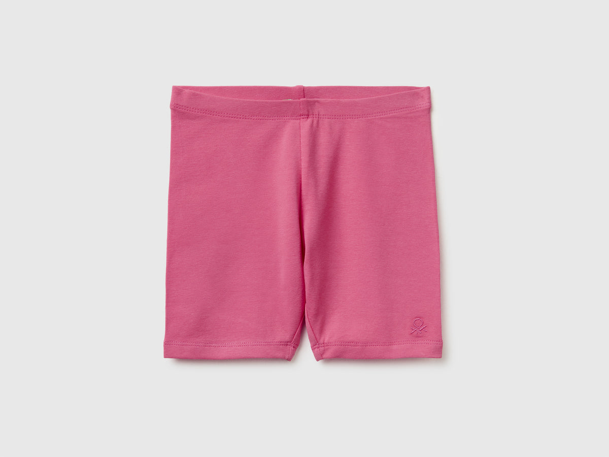 Stretch cotton short leggings - ucb_image_FS