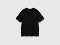 T-shirt de gola redonda em algodão flamé - ucb_image_BS