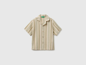 Camisa over às riscas