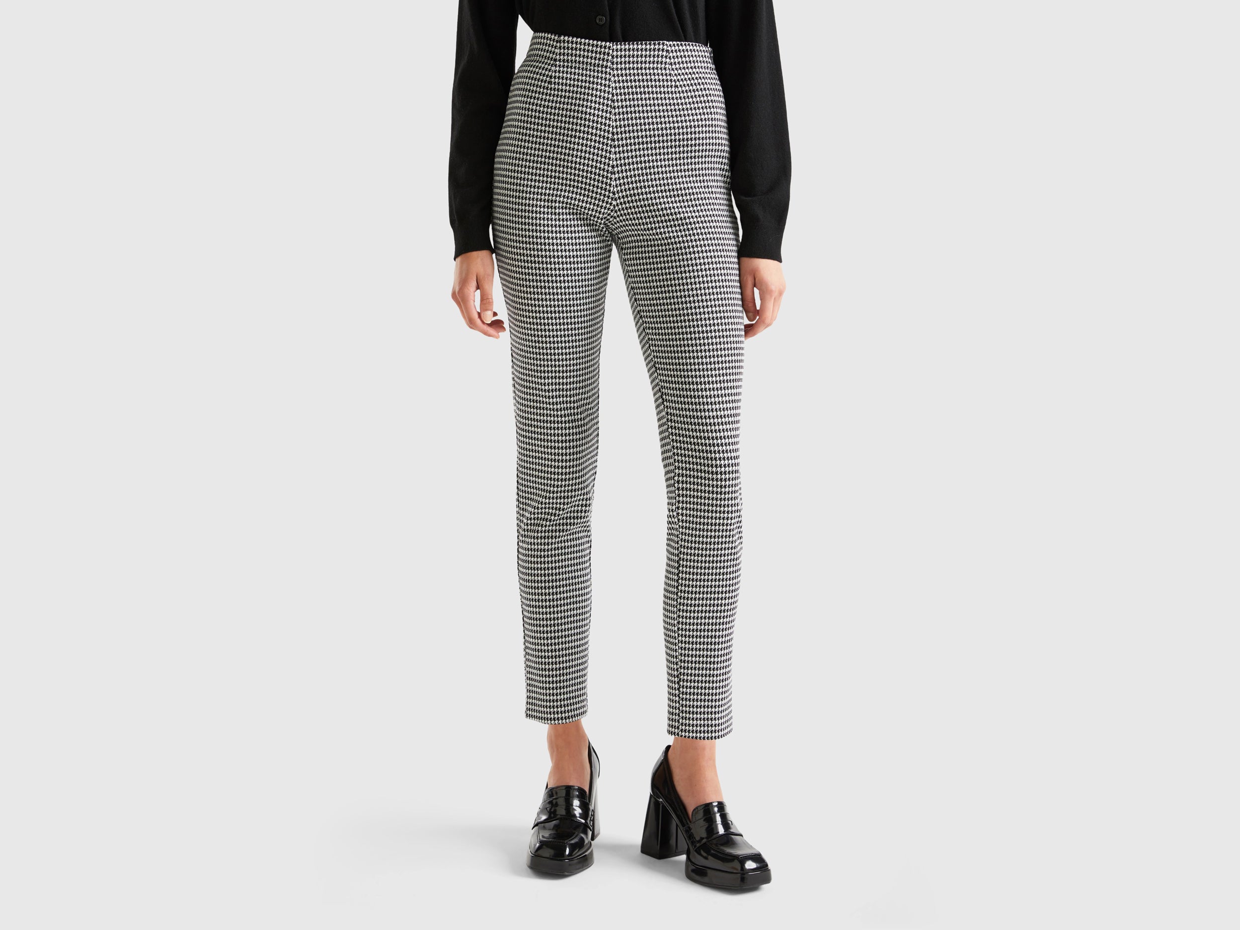 Calças aderentes pied-de-poule - ucb_image_F