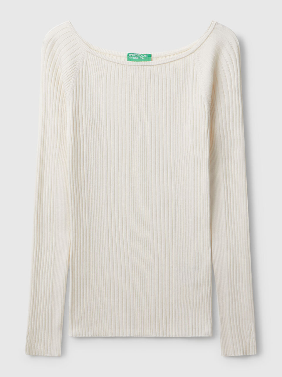 BOAT-NECK SWEAT.L/S Mulher image number 1