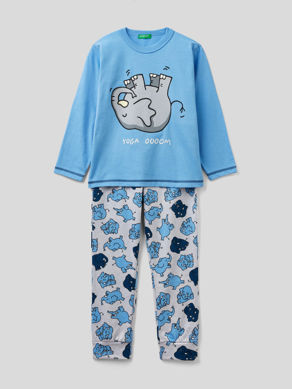 Pijama comprido 100% algodão com estampa
