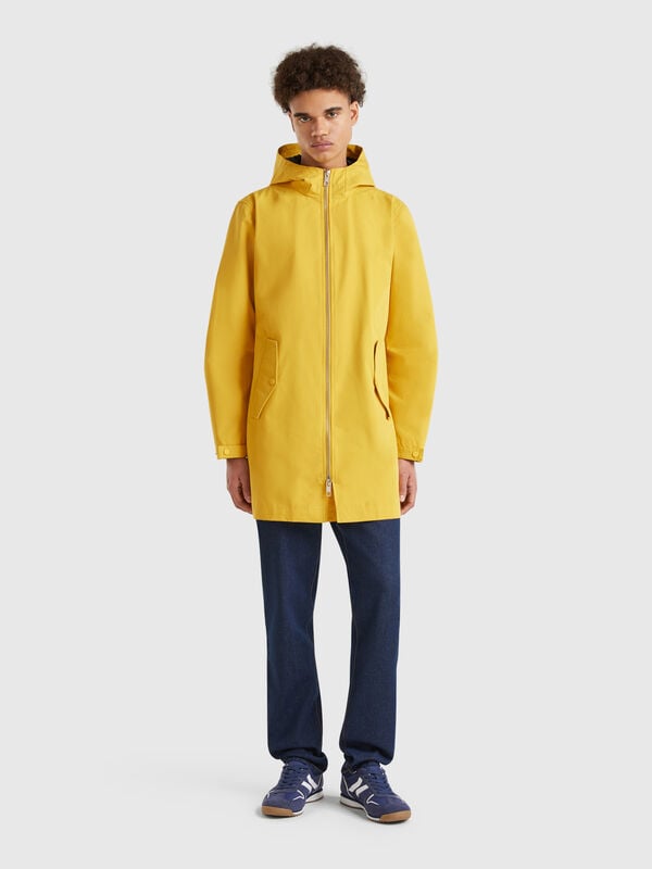 Parka em mistura de algodão Homem