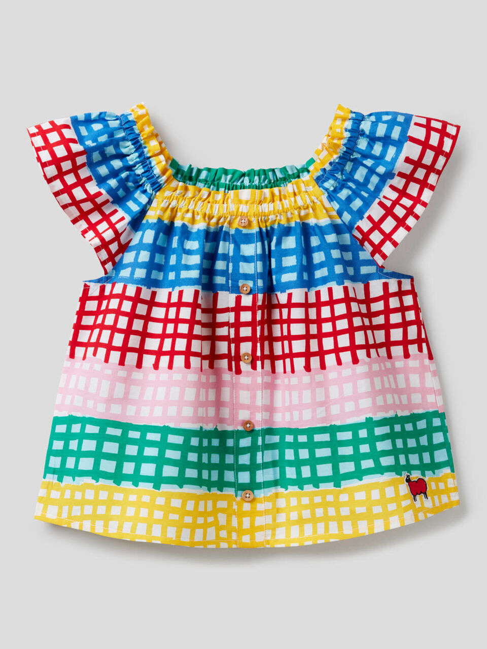 Blusa estampada em 100% algodão image number 1