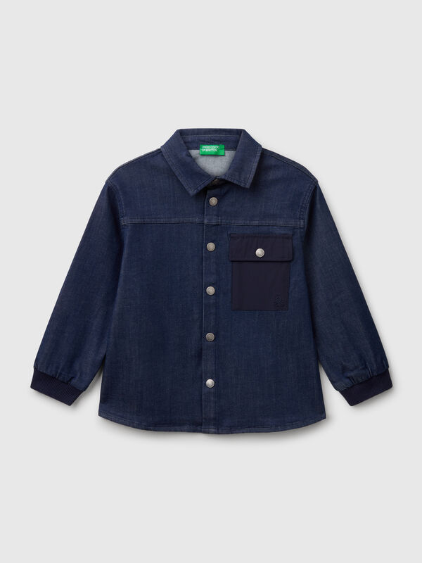 Camisa de jeans Menino