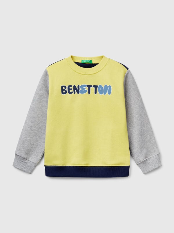 Sweat em algodão com estampa Menino