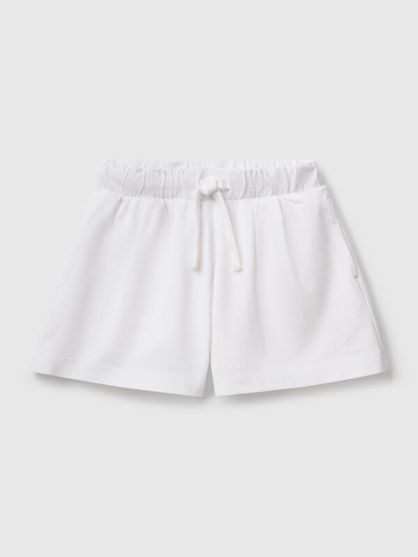 Shorts em algodão puro Menina