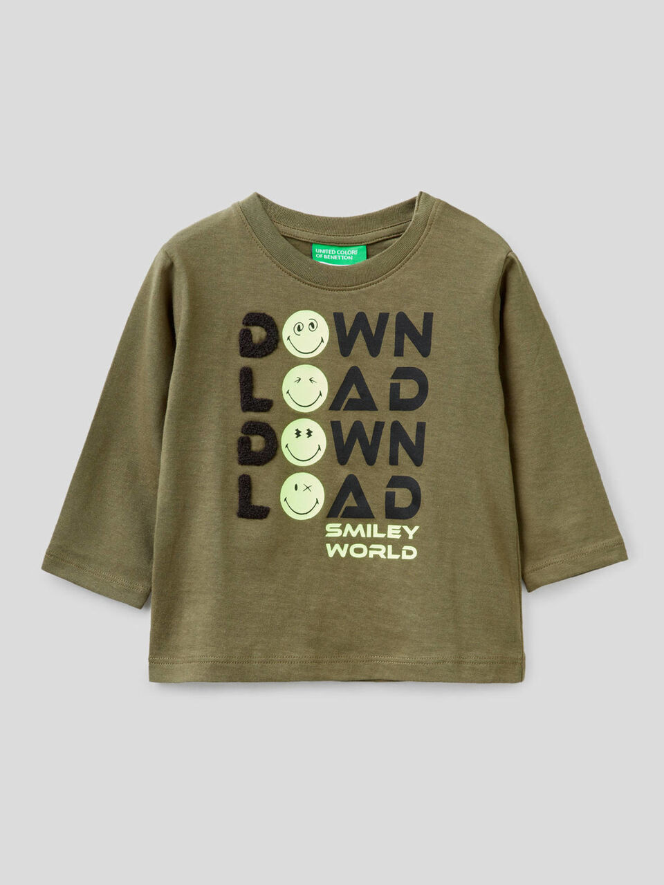 T-shirt SmileyWorld® com maxi estampa image number 1