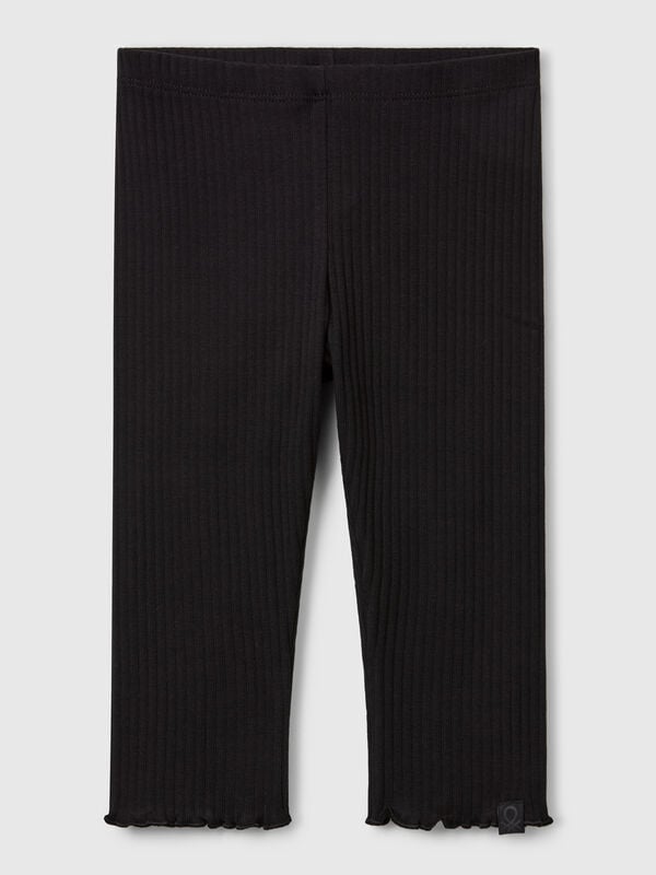 Leggings de algodão elástico Menina