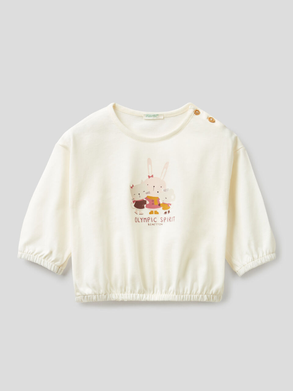 Blusa 100% algodão orgânico com estampa image number 1