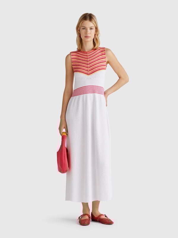 Vestido crochê Mulher