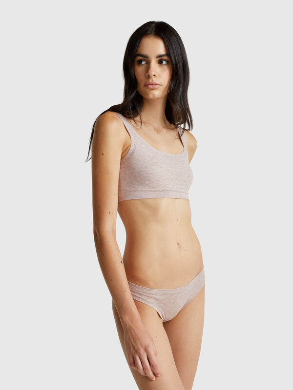 Slip de cintura baixa em algodão super stretch Mulher