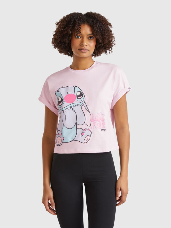 T-shirt boxy fit Lilo & Stitch ©Disney Mulher