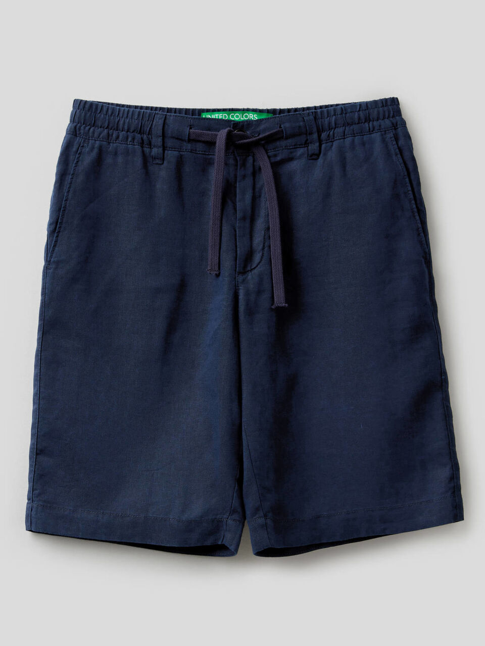Bermudas em 100% linho image number 1