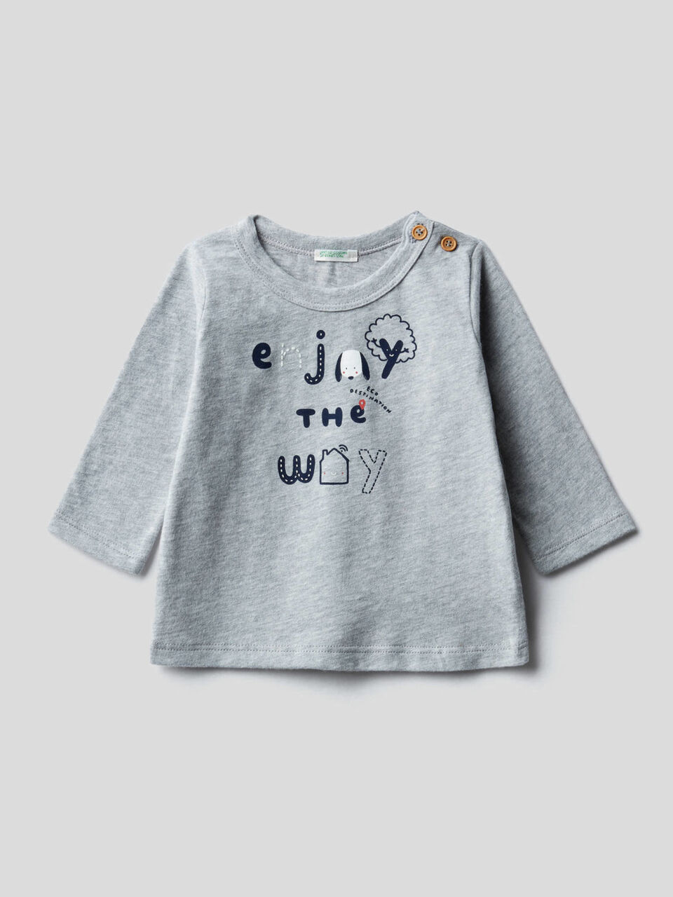 T-shirt de manga comprida com estampa image number 1