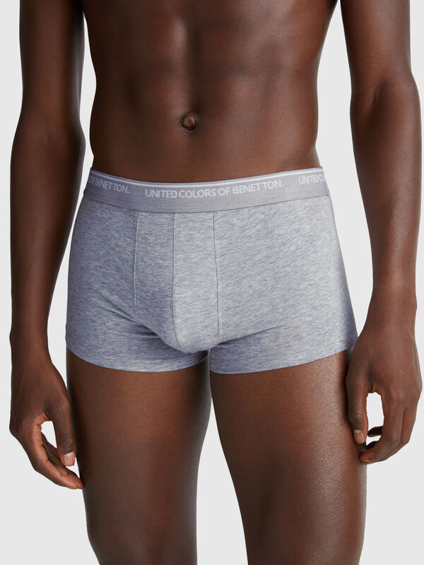 Boxers em algodão stretch Homem